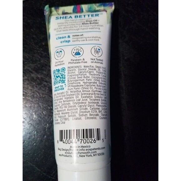 Eos Shea Butter Hand Cream Lotion Eucalyptus - Picture 3 of 5
